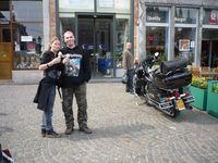 Petrica Mihaela si un Harley